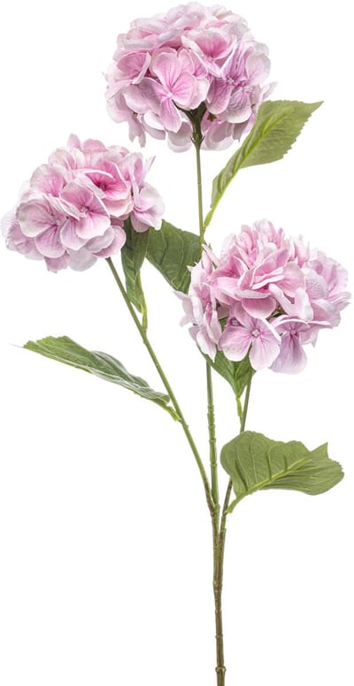 Emerald - Kunstbloem Hortensia roze 75cm - Kunstplant voor binnen