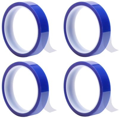 4 Rollen 20mm X 33m Hittebestendige Plakband voor Elektriciens, Thermo Tape en Warmteoverdracht