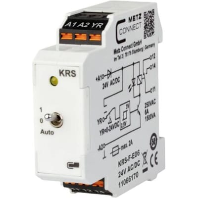 Metz Connect 11066170 Drempelwaardeschakelaar 24, 24 V/AC, V/DC (max) 1x wisselcontact Piece 1 stuk(s)