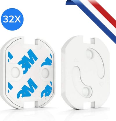 32 stuks - Stopcontact Beveiliging - Nederlands - Zelfklevend - Stopcontactbeschermers - Stopcontactbeveiliging
