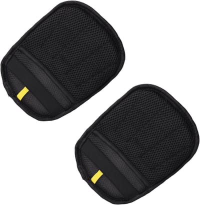 Dailygoods- Verzorgingshandschoenen Herbruikbaar - 2x Dierenhaar Verwijderaar - Elektrostatisch - Geschikt voor Kleding - Zwart - Mesh-Materiaal 23x19x1,8 cm - Dierenhaarverwijderaar