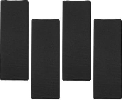 Wandbescherming Garage - Autobescherming Set - Parkeerschade Voorkomen - Schokabsorberend Schuim - 4 Stuks - Zwart