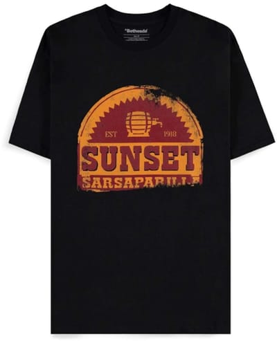 Fallout - Sunset Heren Tshirt - S - Zwart