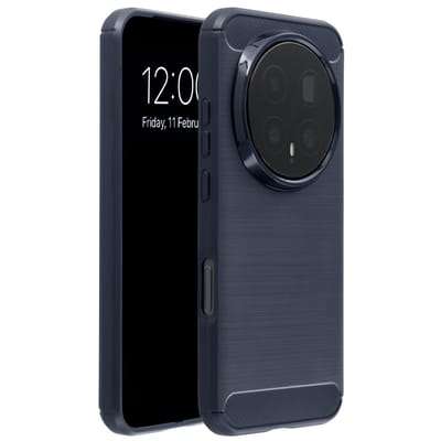 imoshion Hoesje - Geschikt voor Honor Magic8 Pro - Brushed Backcover - Donkerblauw