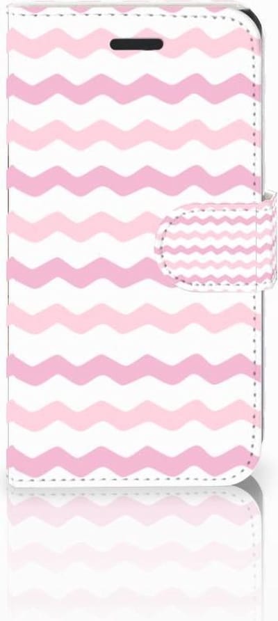 Samsung Galaxy Xcover 3 | Xcover 3 VE Telefoon Hoesje Waves Roze