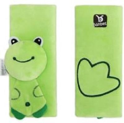 CHPN - Gordelkussen - Gordel kussentje - Zachte Autogordel - Gordelcover - Groen - Covers voor Kinderen - Vakantie - Autovakantie - Autogordel - Autogordelaccessoire