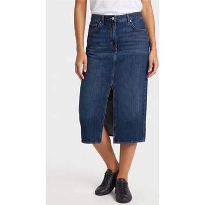 ARKET Jabba Denim Skirt Blue Size: 34 | Midi Skirts Outlet | Dames | Blauw