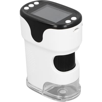 Microscope portable 1000X Écran couleur 2 pouces Microscope numérique portable pour enfants avec photo FHD 10MP blanc