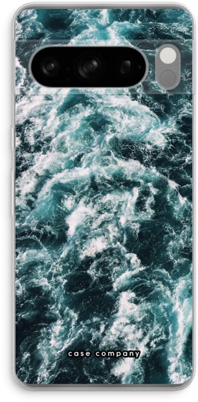 Case Company® - Hoesje geschikt voor Google Pixel 8 Pro hoesje - Zee golf - Soft Cover Telefoonhoesje - Bescherming aan alle Kanten en Schermrand