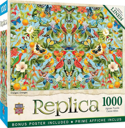1000 Stukjes Puzzel voor Volwassenen en Kinderen - Grote Oranje Legpuzzel (48,9 x 68,9 cm)