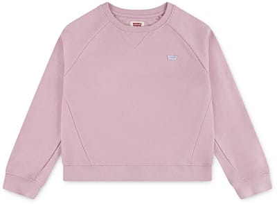 Levi´s ® Kids Meet And Greet Crew Sweatshirt Roze 5 Years Meisjes