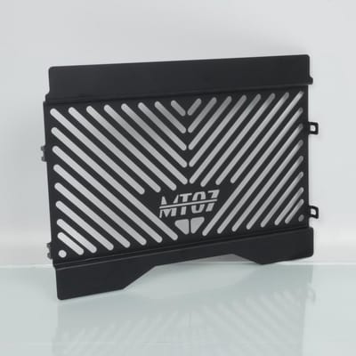 Zwart MAD-radiatorrooster voor Yamaha MT-07 700 cc, modeljaar 2014 t/m 2024, nieuw
