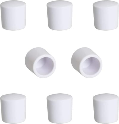 Deurstop Beschermers - Rubberen Doppen - Muur Beschermen - Duurzaam Rubber - 8 Stuks - Wit