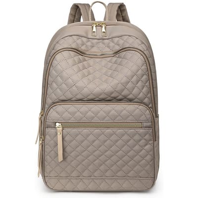 Sac à Dos Grande Capacité pour Femmes Sac d'École Étudiant Décontracté Mode Personnalisée Version Coréenne Simple Sac de Voyage d'Extérieur kaki
