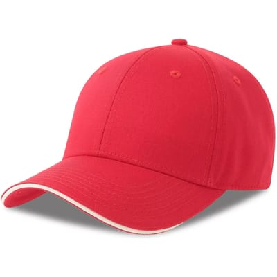 Atlantis Headwear Sport Sandwich-S Cap AT6000 - Red - One size