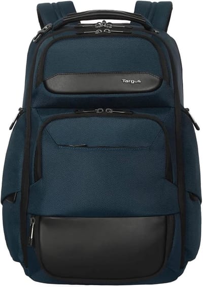 Computerrugzak - Laptop tas - Veilig transport - Gewatteerd compartiment - 16 inch - Blauwzwart