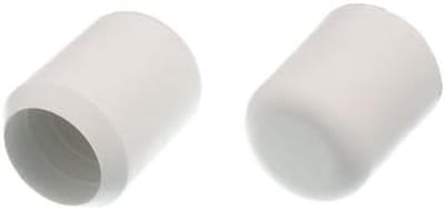 20x Witte Rubberen Doppen voor Stoelpoten - Vloerbeschermers 22MM