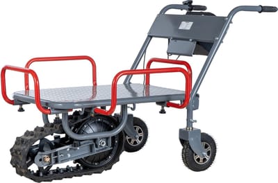 Elektrische rupsplatformwagen 150kg + ski - battery 40 V 6 Ah Stattos ERP150