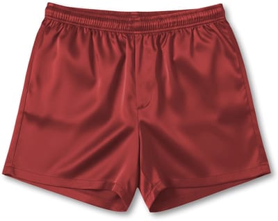 Zijden Boxershort inSilk Cologne - 100% Zijde - Exclusieve Heren Boxer van Satijnzijde - Kleur Bordeaux rood - Maat S