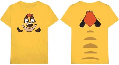 Disney The Lion King - Timon Heren T-shirt - S - Geel