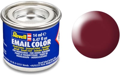 Revell Hobbyverf Enamel verf - #331 Purple Red - Satin - RAL3004 - Enamel - Verf potje - 14 ml
