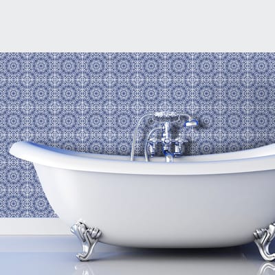 Zelfklevende tegelmuurstickers voor keuken en badkamer - 60 Azulejos Caressa tegelstickers - 60 stickers 20x20cm
