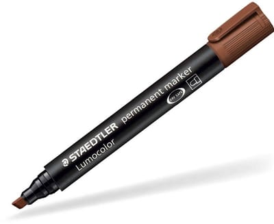 Staedtler - Lumocolor permanent marker 350 - schuine punt 2-5mm - bruin