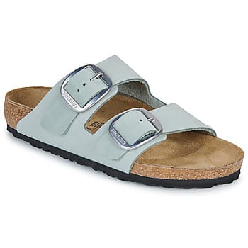 Dames leren sandalen met grote gesp Birkenstock Arizona