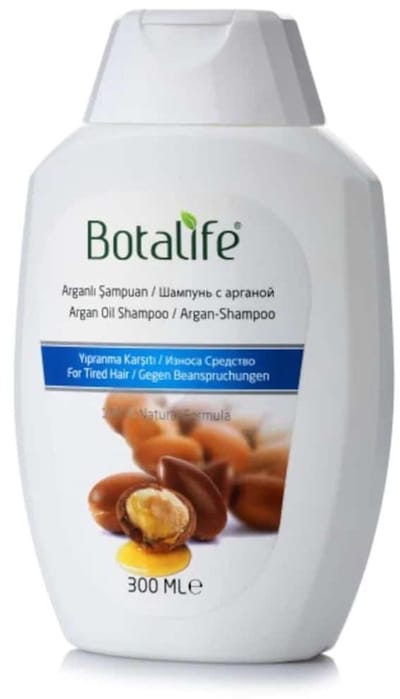 Botalife - Shampoo - Shampoo met Argan - Natuurlijke Shampoo - Haarverzorging -SLS Vrij - Parabens Vrij - Silicones Vrij - Alcohol Vrij - 300 ml