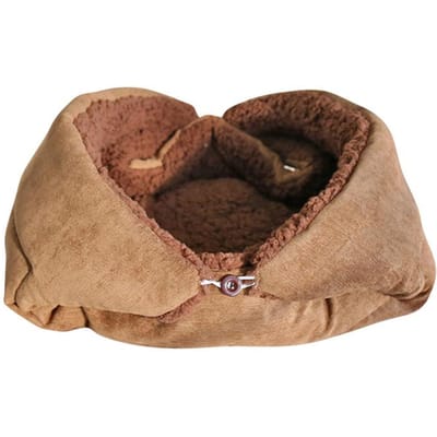 Warm verdikt kattenbed Multifunctionele opvouwbare huisdiermat voor katten, kleine honden Indoor Kittenbed Kattenslaapmat Dierbenodigdheden 70x50cm black