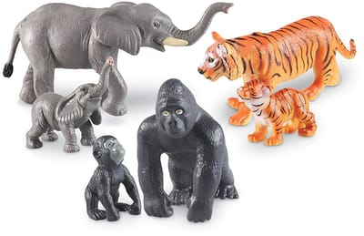 Learning Resources Jumbo Jungledieren - Mama's en Baby's - Speelfiguren - vanaf 18 maanden