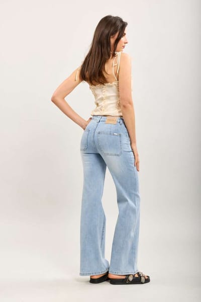 Toxik3 - wide leg jeans kleine voorzakken