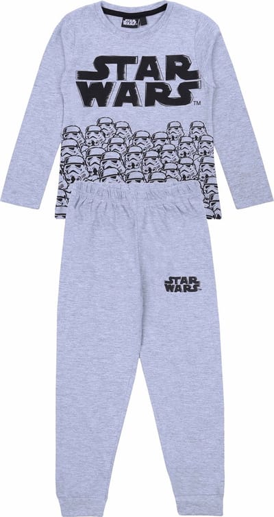Star Wars DISNEY - Grijze en zwarte pyjama voor jongens
