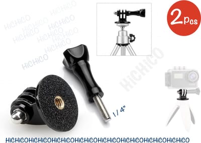 GoPro - GoPro aansluiting - mount adapter - GoPro Tripod Mount Adapter - Statief Monopod Adapter / Statiefaansluiting voor GoPro / Camera Accessoires Gopros Statief Mount - GoPro Mount adapter – Mount voor action cam 2Pcs