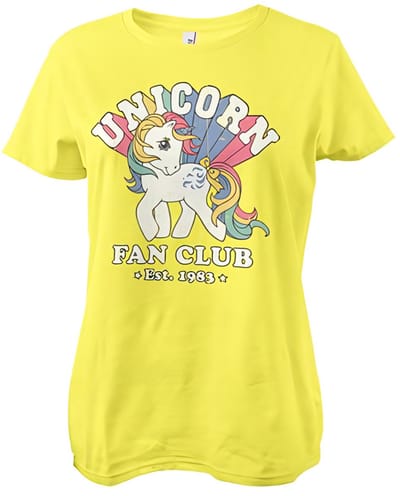 My Little Pony Dames-T-shirt 'Unicorn Fan Club' in meisjesachtige stijl