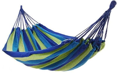 Viking Choice Hangmat 2-persoons XL – 220 x 160 cm – Multi kleur, stevig katoen