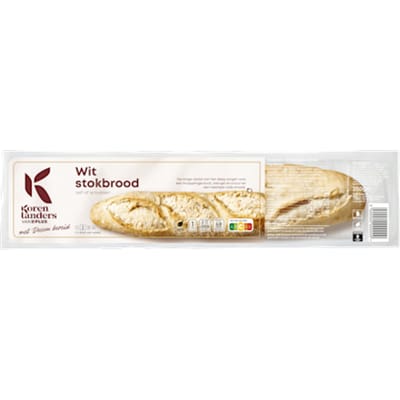 Wit stokbrood met desem bereid