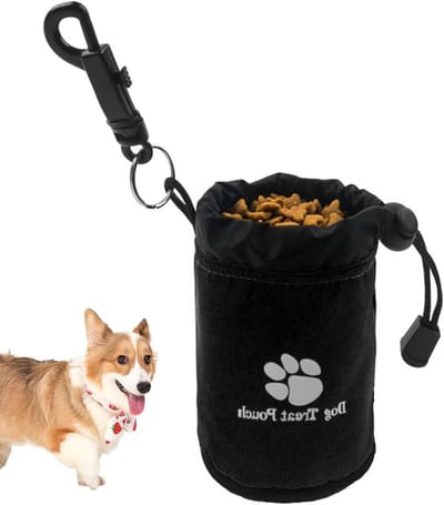 Honden Trainings Tas - Honden Snack Tas - Hondentraining Wandelen - Met Trekkoord Sluiting - 7 x 9 cm