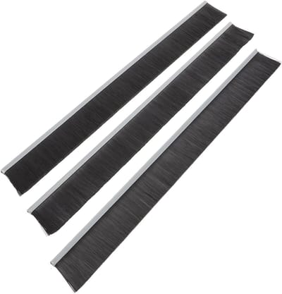 Brievenbus Borstelstrip - Tochtwering Afdichting - Brievenbus Reinigen - Eenvoudig Te Installeren - 30 cm Lengte - Zwart