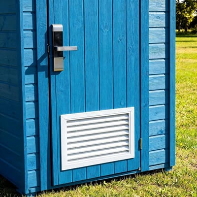 Ventilatierooster Deur - Luchtuitlaat Paneel - Kast Ventilatie - Versterkt Aluminium - Aanpasbaar - Zilverkleurig
