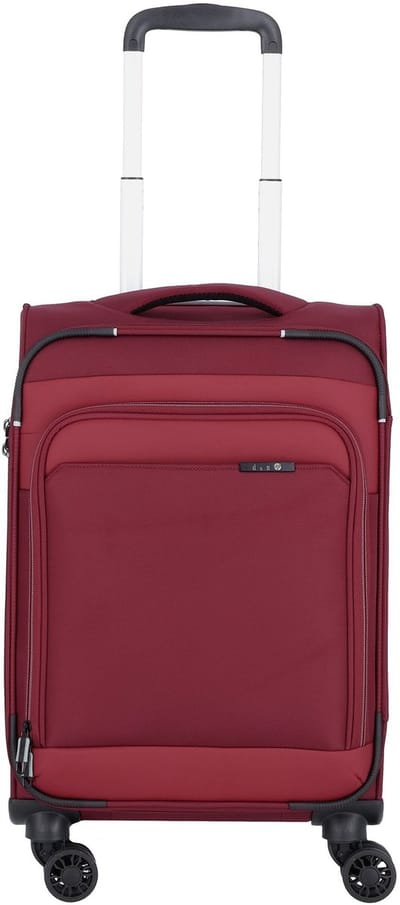 d & n Travel Line 9504 4 wielen Cabinewagen S 55 cm - Zachte bagage - TSA slot - dark red
