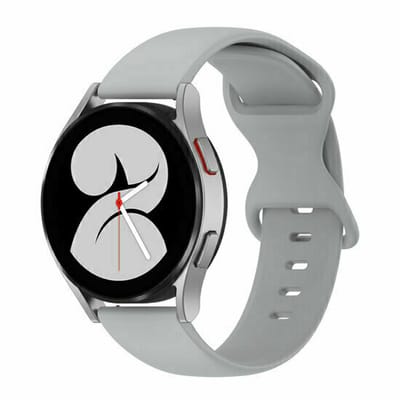 By Qubix - Solid color sportband - Grijs - geschikt voor Huawei Watch GT 6 / GT 7 / GT 6 pro / GT 7 pro - 46mm