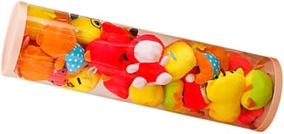 Opbergemmer Knuffels - Speelgoed Organizer - Speelgoed Opbergen - Draaibaar Ontwerp - 26 cm Diameter - Transparant