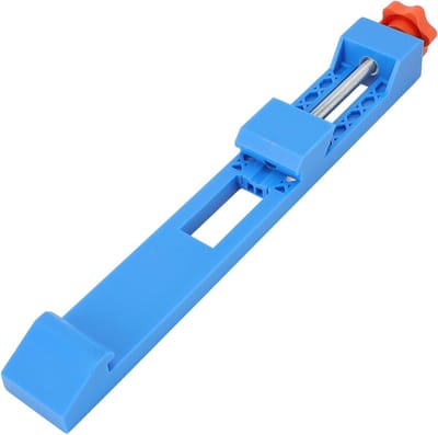 Verstelbare Zaaggeleider - Precisie Houtklem - Houtbewerking Precisie - Lichtgewicht ABS Constructie - 34 x 10 x 5 cm - Zwart
