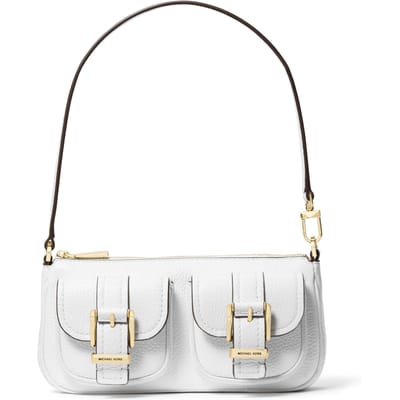 Michael Kors Small Pouchette Optic White Size: OS | Handbags Outlet | Dames | Wit