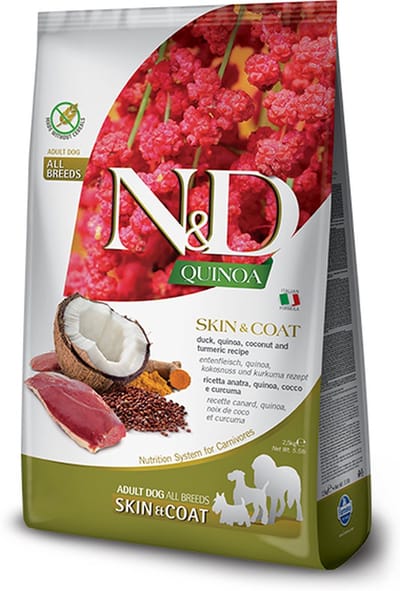 Farmina N&D Grain Free Dog Quinoa Skin & Coat Adult Duck 7 kg - Hond