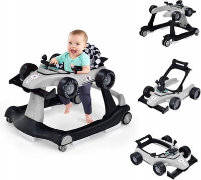 Multifunctionele Loopwagen 4-in-1: Leren Lopen & Spelen