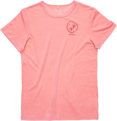 Devold Of Norway Active Spring T-shirt Met Korte Mouwen Oranje XS Vrouw