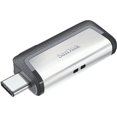 SanDisk Ultra® DualDrive USB-stick smartphone/tablet Zilver 256 GB USB-A 3.2 Gen 1, USB-C