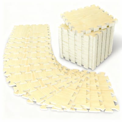 NEOLYMP Beschermende Vloermat Set – 18 Puzzelmatten en 27 Randstukken – Gymnastiekmat
